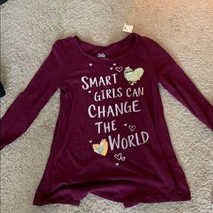 Shirt with flip sequin NWT (new with tags)